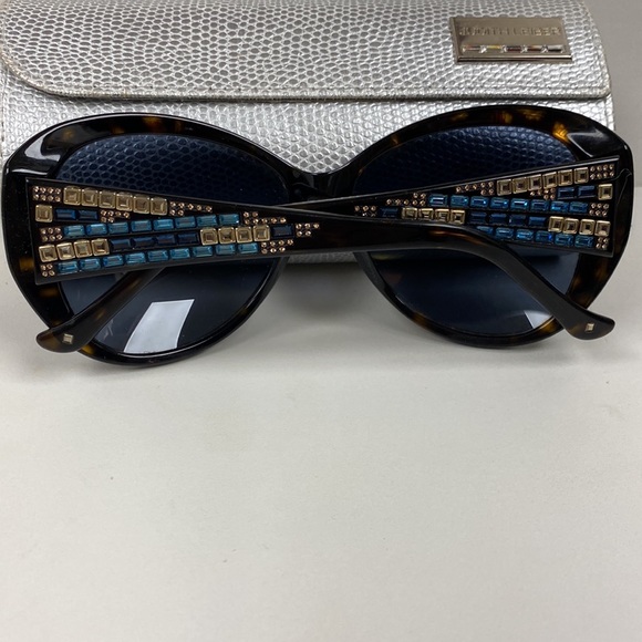 Judith Lieber Stunning Multi Color Crystal Encrusted Tortoise Frames NeverUsed - Picture 9 of 15